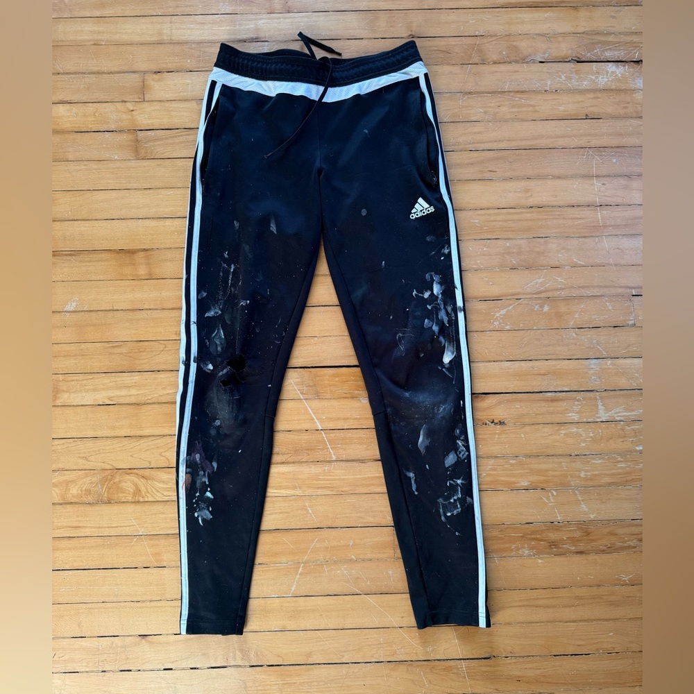 adidas Black Climacool with White Side Stripes - streetwear